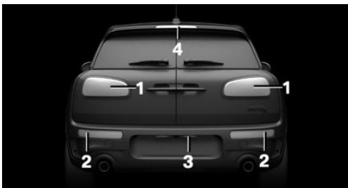 MINI Clubman (2015-2019) - Feux arrêté, remplacement d'ampoules - 1