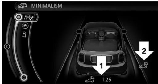 MINI Clubman (2015-2019) - Affichages sur l'écran de contrôle - 1