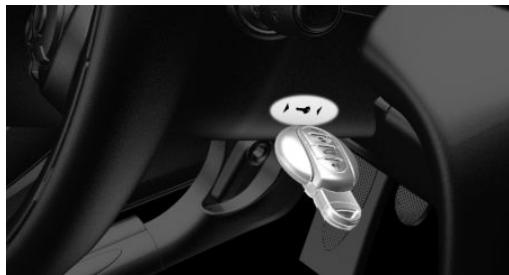 MINI Clubman (2015-2019) - Démarrer le moteur par l'intérimédiaire de la reconnaissance de secours de la télécommande - 1