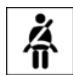 MINI Clubman (2015-2019) - Rappel de bouclage de ceinture pour conducteur et passager avant - 1