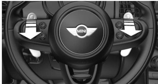 MINI Clubman (2015-2019) - Palettes de commande pour boîte à vitesses automatique Sport - 1