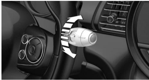 MINI Clubman (2015-2019) - Réglage de l'intervalle ou de la sensibilité du détecteur de pluie - 1