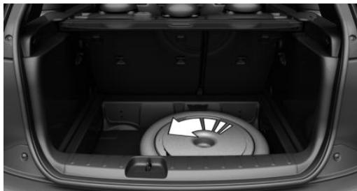 MINI Clubman (2015-2019) - Retirer la roue d'appoint - 1