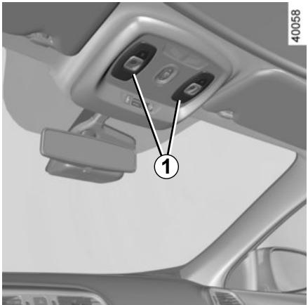 RENAULT Kadjar (2015-2018) - ÉCLAIRAGE INTÉRIEUR : remplacement des lampes - 1