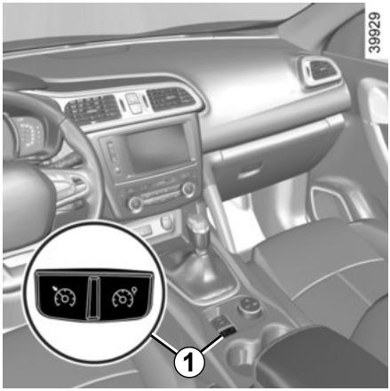 RENAULT Kadjar (2015-2018) - RÉGULATEUR-LIMITEUR DE VITESSE : fonction limiteur (1/3) - 1