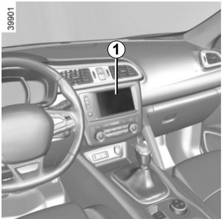 RENAULT Kadjar (2015-2018) - HEURE ET TEMPÉRATURE EXTÉRIEURE - 1