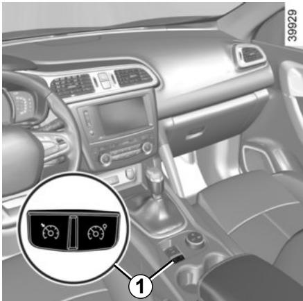 RENAULT Kadjar (2015-2018) - RÉGULATEUR-LIMITEUR DE VITESSE : fonction régulateur (1/4) - 1