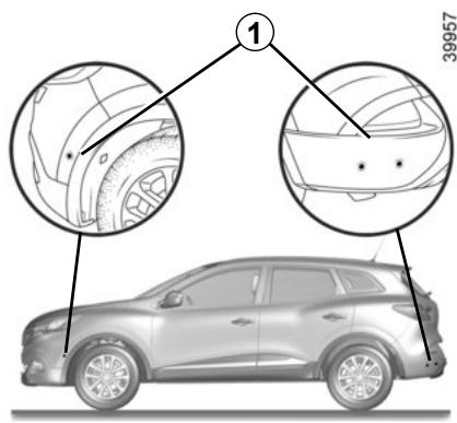 RENAULT Kadjar (2015-2018) - AVERTISSEUR D'ANGLE MORT (1/4) - 2