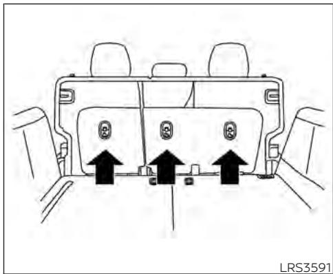 NISSAN Kicks (2024) - Fixation rigide du système LATCH - 1