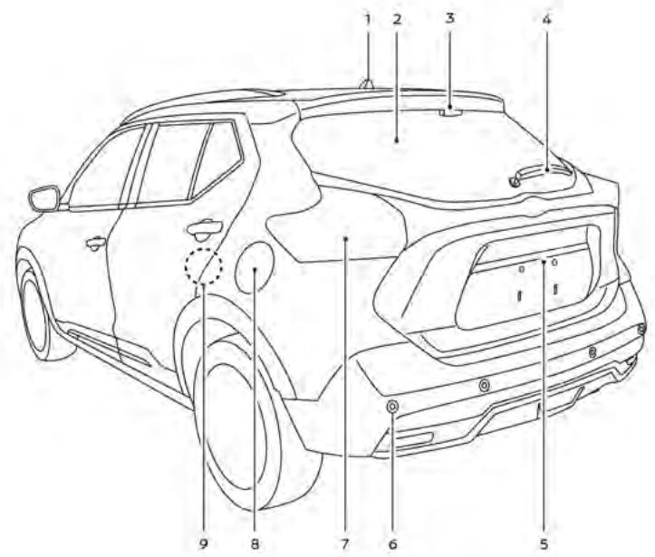 NISSAN Kicks (2024) - SACS gonflables, ceintures de sécurité et ensembles de retenue d'enfant - 3