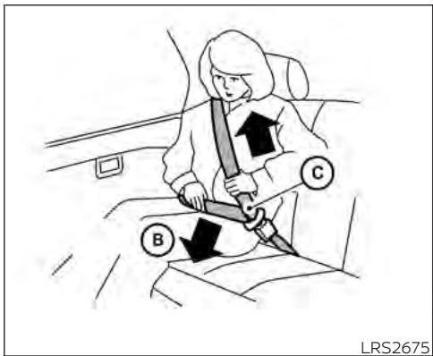 NISSAN Kicks (2024) - Bouclage des ceintures de sécurité - 2