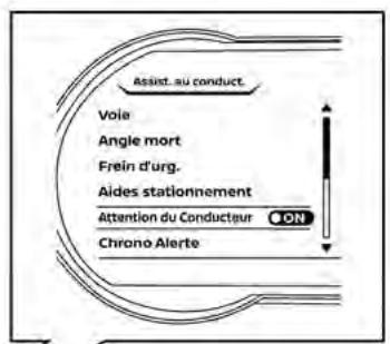 NISSAN Kicks (2024) - Fonctionnement du systeme d'alerte vigilance conducteur intelligent - 2