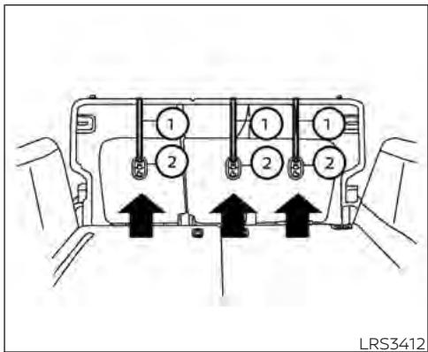 NISSAN Kicks (2024) - Ensemble de retenue orienté vers l'avant, étape 6 - 1