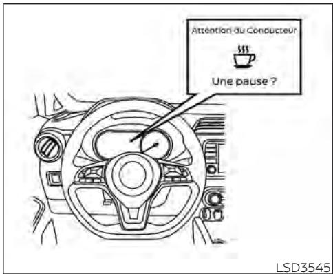 NISSAN Kicks (2024) - Système d'alerte vigilance conducteur intelligent (selon l'équipement) - 1