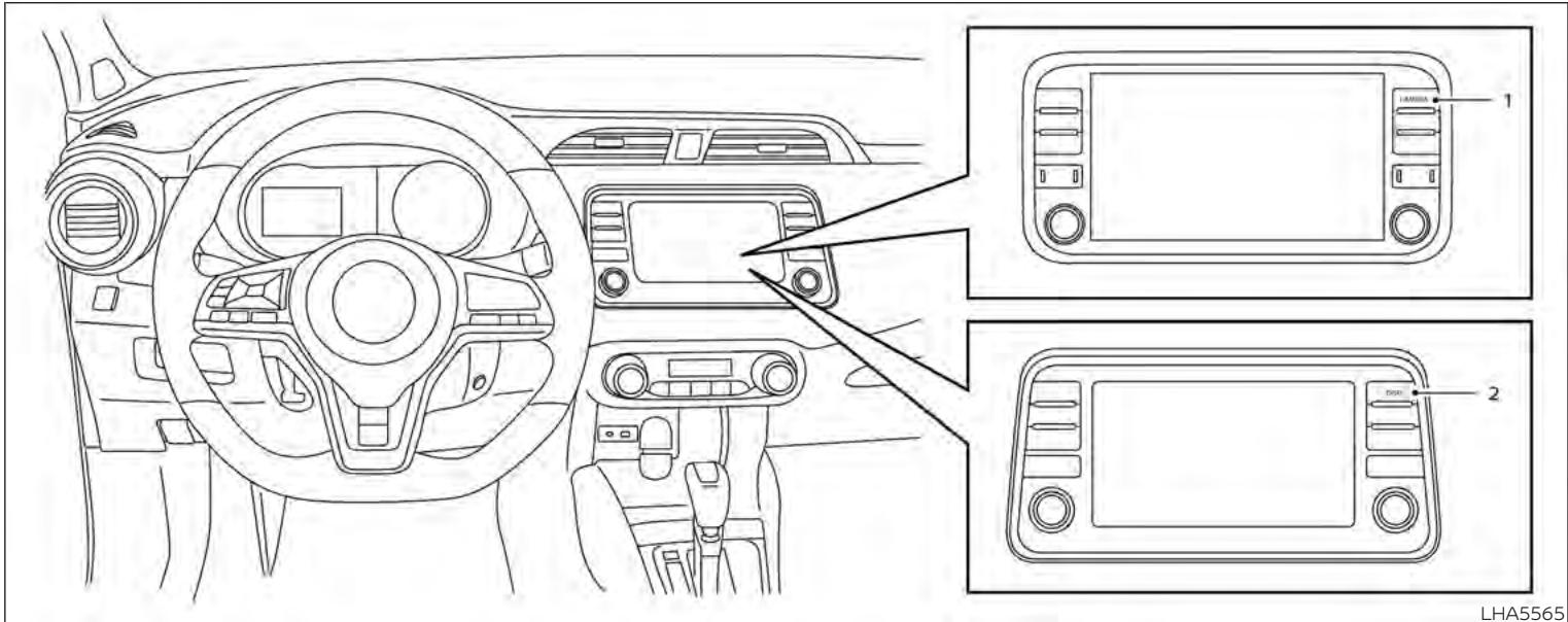 NISSAN Kicks (2024) - Caméra de MARCHE arrière (selon l'équipement) - 1