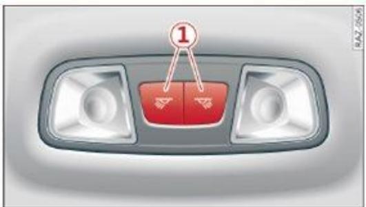 AUDI Q3 (2018-2024) - Lampes de lecture à effleurement\* - 1