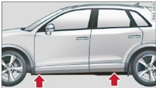 AUDI Q3 (2018-2024) - Soulèvement du véhicule - 1