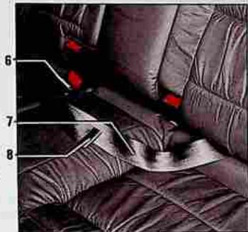 RENAULT Safrane Phase 2 (1996-2002) - Ceintures de securite arriere - 3