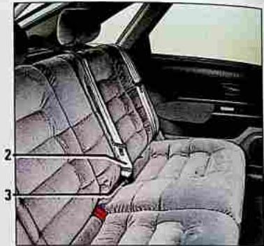 RENAULT Safrane Phase 2 (1996-2002) - La ceinture trois points - 3