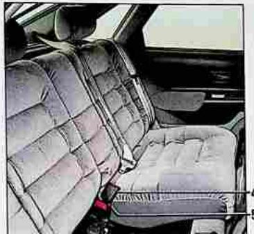 RENAULT Safrane Phase 2 (1996-2002) - Ceintures de securite arriere - 1