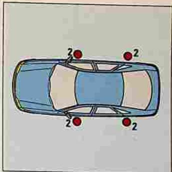 RENAULT Safrane Phase 2 (1996-2002) - Changement de ROUE - 3