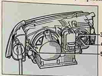 RENAULT Safrane Phase 2 (1996-2002) - Projecteurs avant avec LAMPES à décharge (replacement de LAMPES) - 2