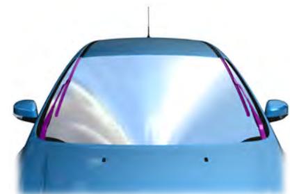 FORD Edge Phase 1 (2015-2018) - REEMPLACEMENT DES BALAIS D'ESSUIE-GLACE - 1