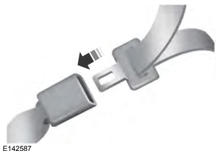 FORD Edge Phase 1 (2015-2018) - Ceintures de sécurité standard illustrées, ceintures gonflables similaires - 1