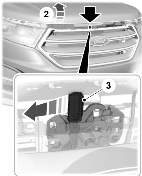FORD Edge Phase 1 (2015-2018) - Ouverture du capot - 2