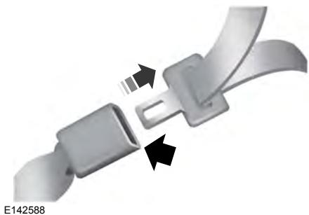 FORD Edge Phase 1 (2015-2018) - Ceintures de sécurité standard illustrées, ceintures gonflables similaires - 2