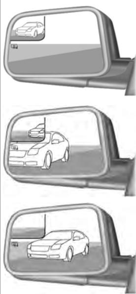 FORD Edge Phase 1 (2015-2018) - AVERTISSEMENT Les objets reflétés dans le rétroviseur grand angle sont plus pres qu'ils ne le paraisent. - 2