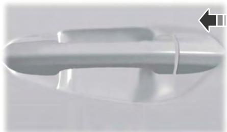 FORD Edge Phase 1 (2015-2018) - Utilisation du panneton de clé - 2