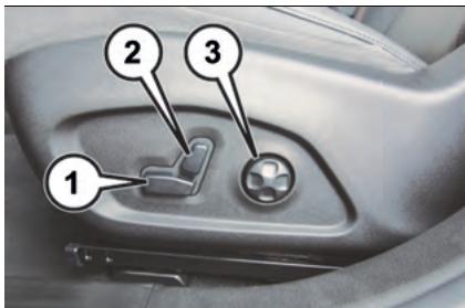 JEEP Compass Phase 1 (2016-2021) - Réglage motorisé (sièges avant) - 2