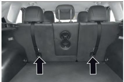 JEEP Compass Phase 1 (2016-2021) - Installation du siège enfant avec l'ancrage supérieur pour bride d'attache - 1