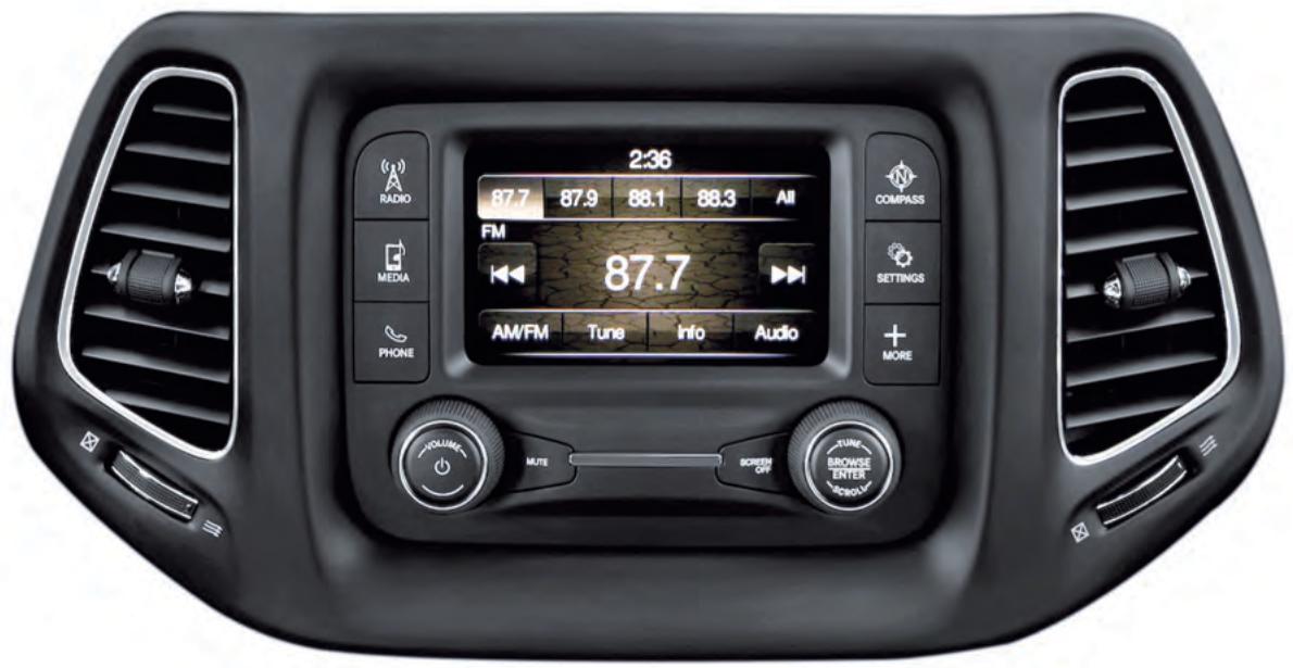 JEEP Compass Phase 1 (2016-2021) - COMMANDES SUR LA FAÇADE - 1