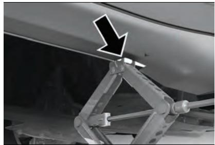 JEEP Compass Phase 1 (2016-2021) - Emplacement arriere du cric - 1