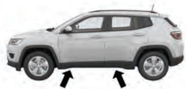 JEEP Compass Phase 1 (2016-2021) - Etiquette d'information de cric - 3