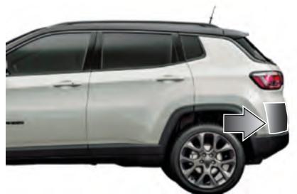 JEEP Compass Phase 1 (2016-2021) - Emplacement des capteurs (cote conducteur) - 1