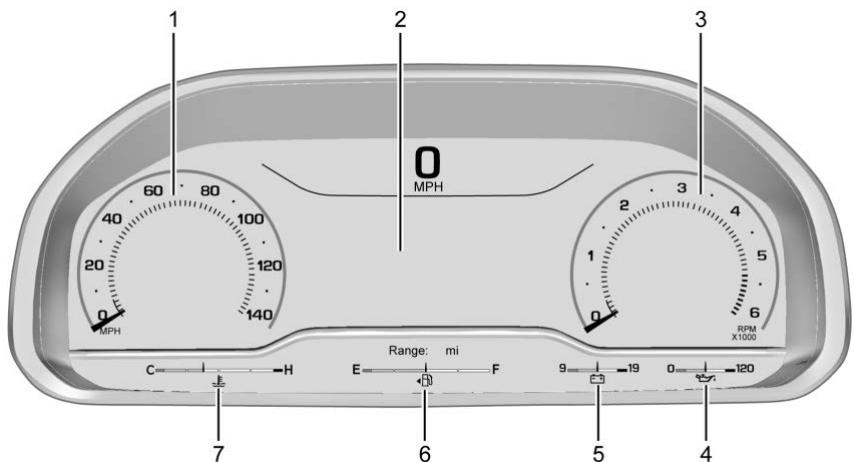 GMC Sierra (2024) - Bloc d'instruments (Version supérieure) - 1