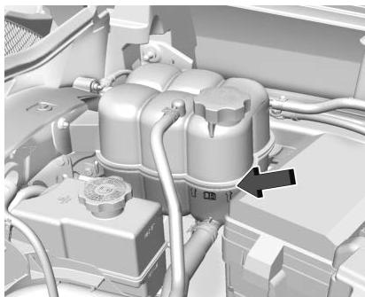 GMC Sierra (2024) - Vérification du niveau de liquide de refroidissement - 1