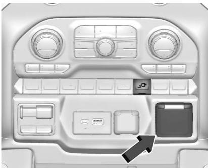 GMC Sierra (2024) - Prise electrique alimentee en courant alternatif 110/120 V - 1