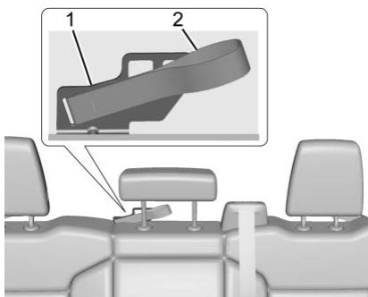 GMC Sierra (2024) - Emplacements de l'ancrage inférieur et de l'ancrage de sangle supérieure - 10