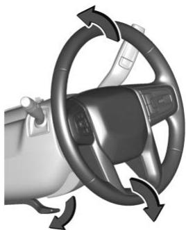 GMC Sierra (2024) - Réglage du volant de direction - 1