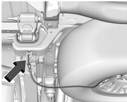 GMC Sierra (2024) - Côté tige de la valve vers le bas illustré - 1