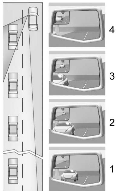 GMC Sierra (2024) - Conduire avec le rétroviseur d'angle mort - 1