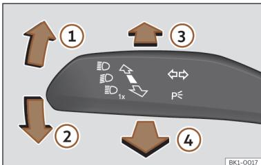 Cupra Born (2022) - Levier des clignotants et des feu de route - 1