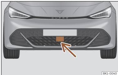 Cupra Born (2022) - Radar avant - 1