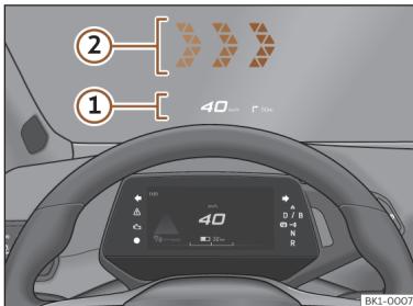 Cupra Born (2022) - Affichage tête haute (HUD) - 1