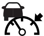 Lincoln MKS (2008-2013) - Témoin du régulateur de vitesse adaptatif (selon l'équipement): - 1