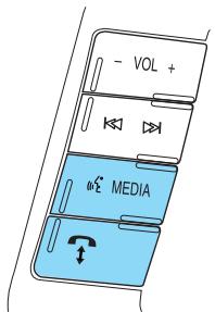 Lincoln MKS (2008-2013) - Fonctions des commandes mains libres du système de navigation ou du système SYNC ^MD (selon l'équipement) - 1